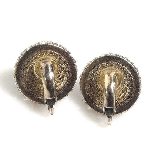 CHANEL White Logo Earrings - Picture 3 of 5